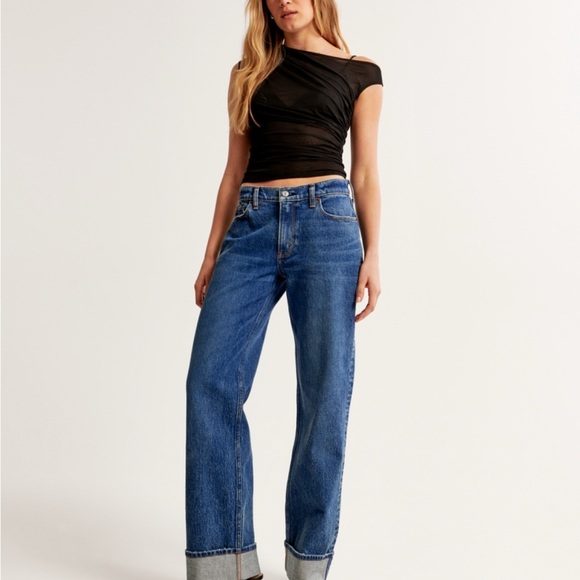 Abercrombie & Fitch Denim - Abercrombie & Fitch Low Rise Baggy Jeans, Short